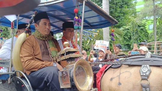 Andong Ditumpangi Anies Baswedan Kudanya Sempat Mogok, Tak Mau Maju