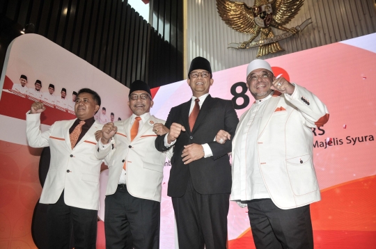 Momen PKS Deklarasi Anies Baswedan Calon Presiden di Pemilu 2024