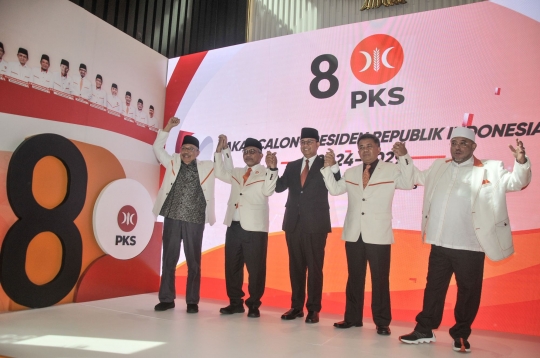 Momen PKS Deklarasi Anies Baswedan Calon Presiden di Pemilu 2024