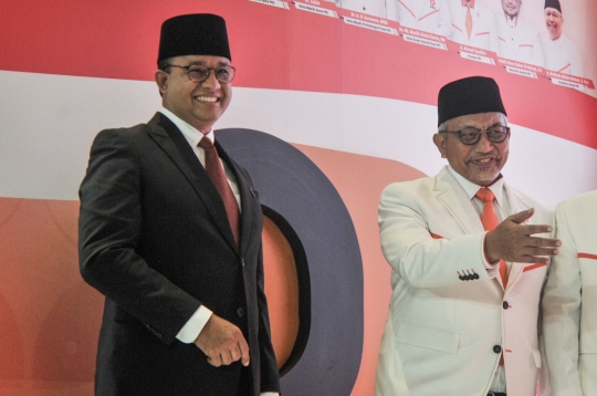 Momen PKS Deklarasi Anies Baswedan Calon Presiden di Pemilu 2024