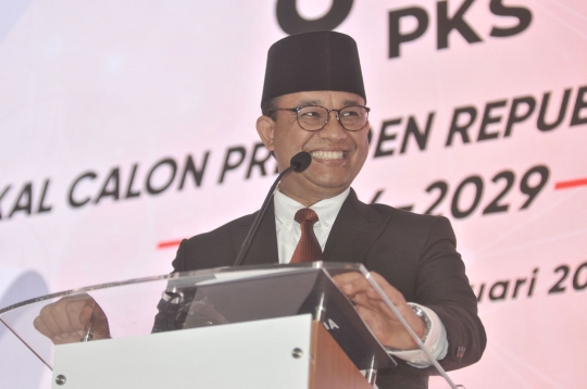 Momen PKS Deklarasi Anies Baswedan Calon Presiden di Pemilu 2024