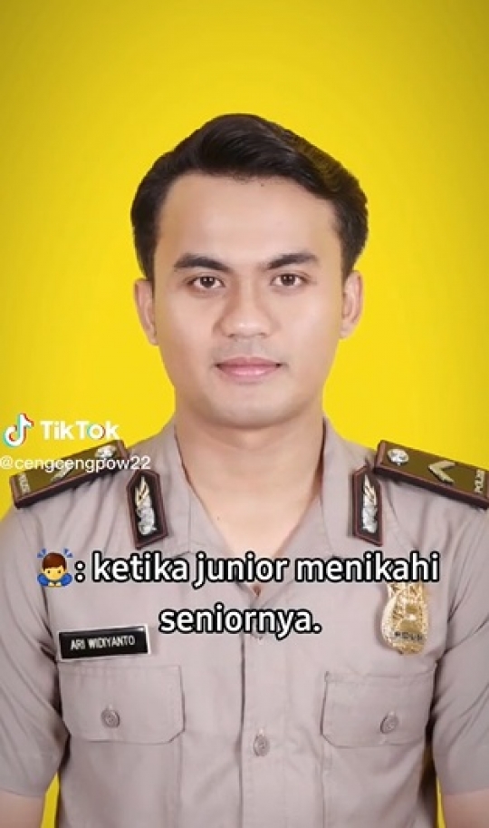 Polisi Ganteng Nikahi Polwan Seniornya, Kisahnya Langsung jadi Sorotan