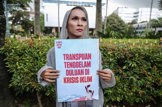 Aksi Transpuan Suarakan Krisis Perubahan Iklim