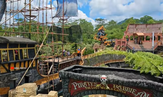 Bak Negeri Dongeng di Gunung Merapi, Ini Potret  The Lost World Castle Kaliurang