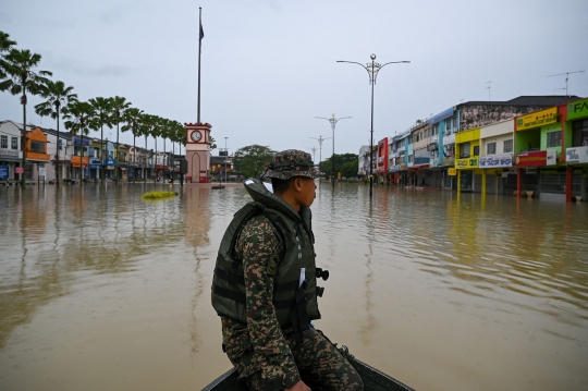 Banjir Parah Landa Malaysia, 41.000 Orang Diungsikan