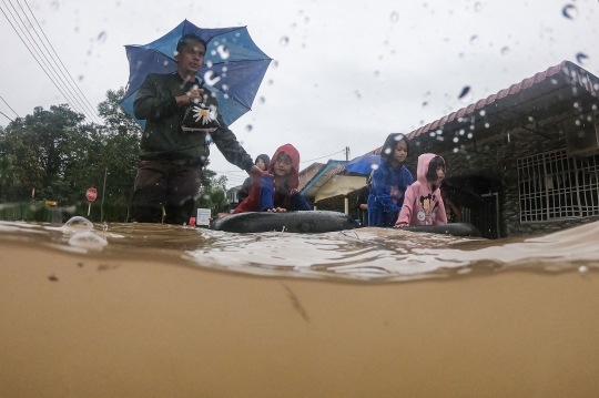 Banjir Parah Landa Malaysia, 41.000 Orang Diungsikan