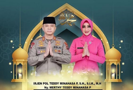 Paras Cantik Merthy Minahasa Istri Teddy Mantan Kapolda Terjerat Kasus Narkoba