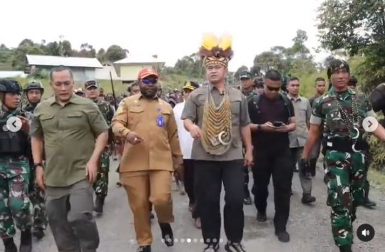 Perjalanan Pangkostrad Tembus Pedalaman Papua, Temui Prajurit Tengkorak di Sarang KKB
