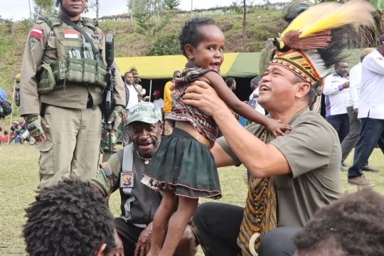 Perjalanan Pangkostrad Tembus Pedalaman Papua, Temui Prajurit Tengkorak di Sarang KKB