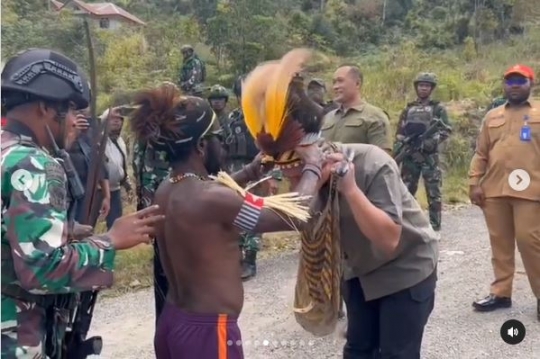 Perjalanan Pangkostrad Tembus Pedalaman Papua, Temui Prajurit Tengkorak di Sarang KKB