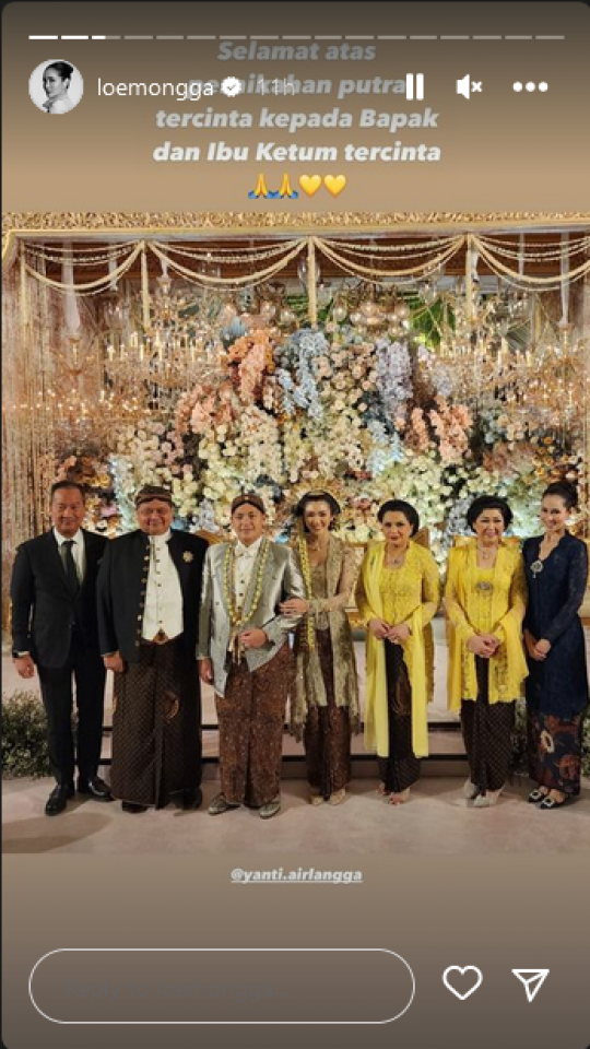 Momen Kemeriahan Pesta Pernikahan Anak Menko Airlangga, Dihadiri Jokowi dan Pejabat