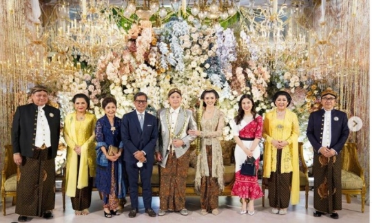 Momen Kemeriahan Pesta Pernikahan Anak Menko Airlangga, Dihadiri Jokowi dan Pejabat