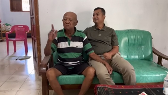 Potret Kolonel TNI Cahyo Permono Peluk Sang Ayah Saat Pulkam, Joy Tobing 'Rindu dia'