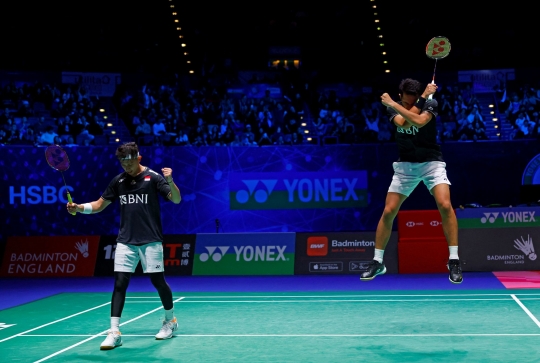 Sujud Syukur Usai Tekuk China, Fajar-Rian Ditunggu Ahsan-Hendra di Final All England