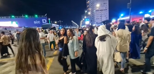 Gemerlap Kehidupan Malam Perempuan Arab saat F1 di Jeddah, Bikin Gagal Fokus