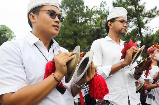 Drama Ramayana hingga Ogoh-Ogoh Semarakkan Perayaan Menyambut Nyepi di Cibubur