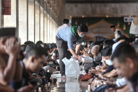 Buka Puasa Bersama di Masjid Istiqlal, 3.000 Porsi Disediakan untuk Jemaah