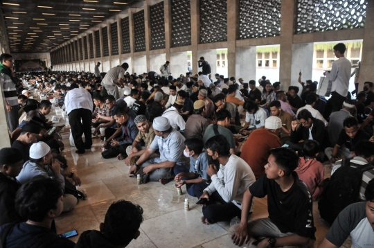 Buka Puasa Bersama di Masjid Istiqlal, 3.000 Porsi Disediakan untuk Jemaah