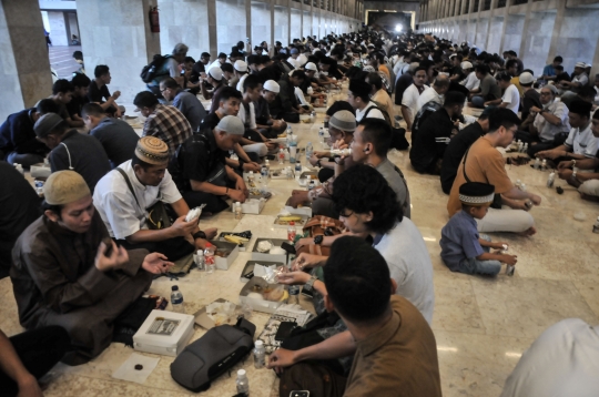 Buka Puasa Bersama di Masjid Istiqlal, 3.000 Porsi Disediakan untuk Jemaah