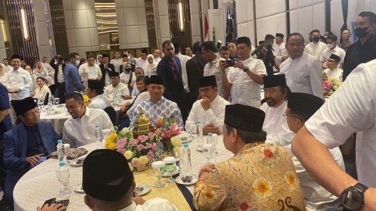 Tanpa SBY, Ini Potret King Maker Duduk Satu Meja Dampingi Anies dan AHY