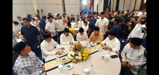 Tanpa SBY, Ini Potret King Maker Duduk Satu Meja Dampingi Anies dan AHY