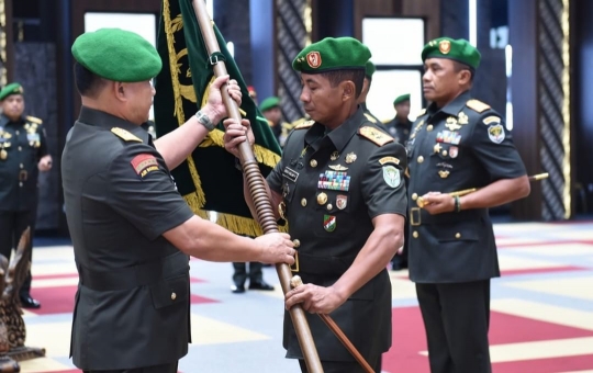 Dua Pangdam Seangkatan Berdarah Kopassus, Posisi Mayjen TNI Hasan Diisi Mayjen Helmy