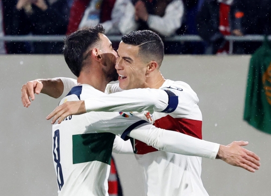 Momen Portugal Gempur Luksemburg dengan 6 Gol, Dua Skor dari Ronaldo