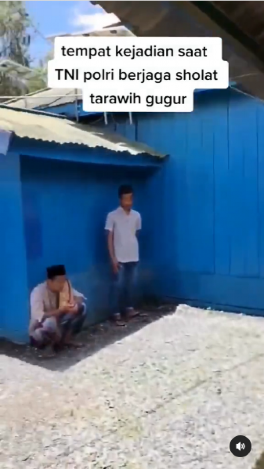 Ini Potret Masjid Tempat Tarawih yang Dijaga TNI-Polri Gugur Ditembak KKB Papua