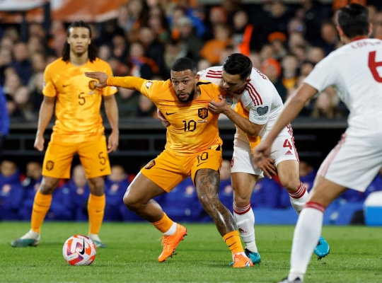 Tampil Agresif, Belanda Bungkam Gibraltar 3-0 di Kualifikasi Euro 2024