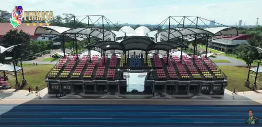 Potret Mewah Stadion Perkasa Warisan Eks Panglima Andika, Videotronnya Keren Banget