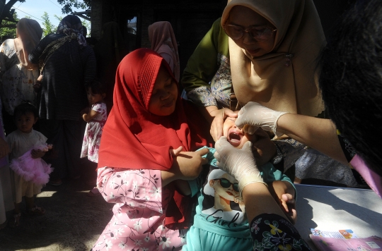 Vaksinasi Polio Serentak Digelar di Seluruh Puskesmas Jawa Barat