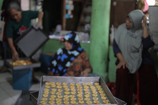 Pembuatan Kue Kering di Kwitang Mulai Kebanjiran Order Jelang Lebaran