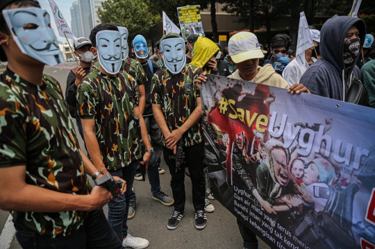 Geruduk Kantor Perwakilan PBB, Mahasiswa Kecam Larangan Berpuasa bagi Muslim Uighur