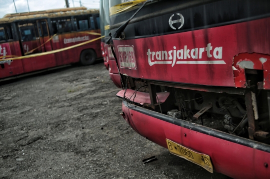 Pemprov DKI Lelang 417 Bus Transjakarta yang Terbengkalai