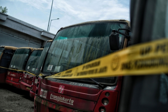 Pemprov DKI Lelang 417 Bus Transjakarta yang Terbengkalai