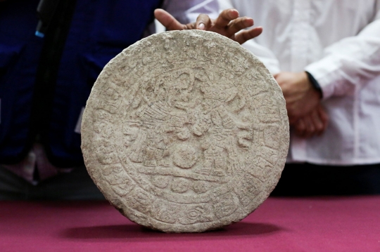 Wujud Papan Skor Bola Bangsa Maya dari Tahun 800 Masehi
