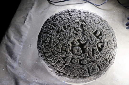 Wujud Papan Skor Bola Bangsa Maya dari Tahun 800 Masehi