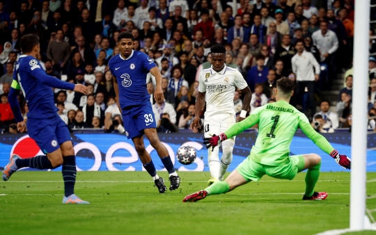 Perempat Final Liga Champions, Real Madrid Bungkam Chelsea 2-0 di Santiago Bernabeu