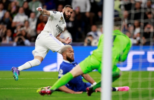 Perempat Final Liga Champions, Real Madrid Bungkam Chelsea 2-0 di Santiago Bernabeu