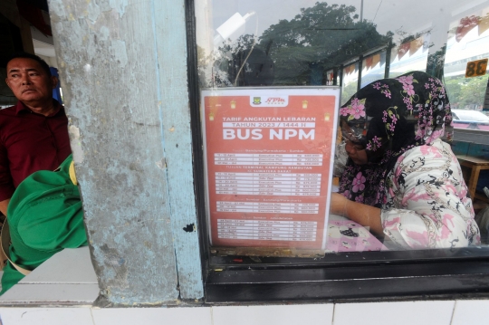 Warga Mudik Lebih Awal untuk Menghindari Kenaikan Tarif Tiket Bus