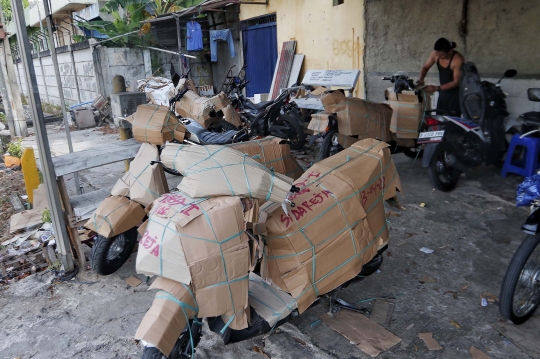 Laris Manis Jasa Pengiriman Motor Pemudik Jelang Lebaran