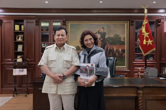 Susi Pudjiastuti Diundang Menhan, Prabowo: Yang Mengganggu Pertahanan RI Tenggelamkan