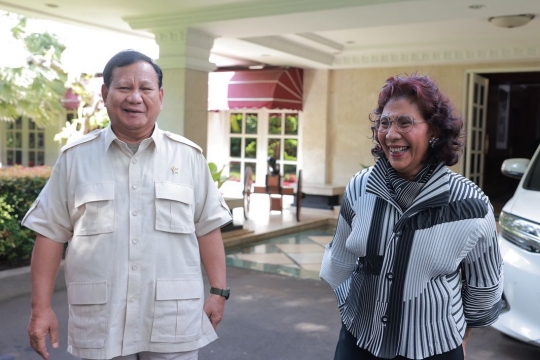 Susi Pudjiastuti Diundang Menhan, Prabowo: Yang Mengganggu Pertahanan RI Tenggelamkan