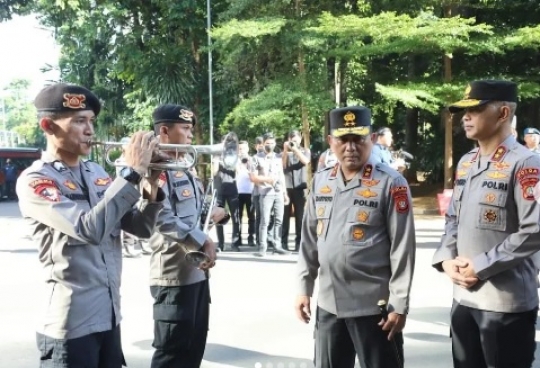 Momen Irjen Hendro Pandowo Langsung Tancap Gas Tugas Usai Naik Pangkat Bintang