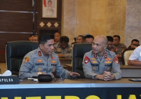 Momen Irjen Hendro Pandowo Langsung Tancap Gas Tugas Usai Naik Pangkat Bintang