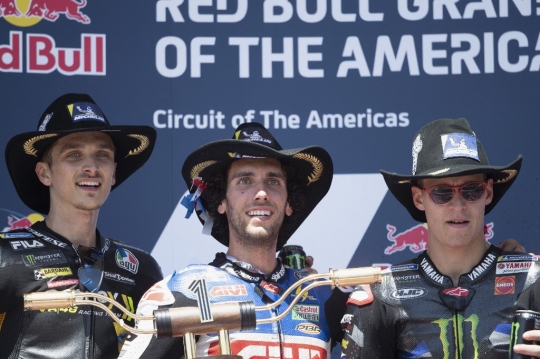 Alex Rins Rebut Podium Pertama Usai Drama Kecelakaan Warnai MotoGP Austin