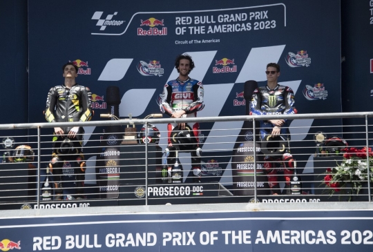 Alex Rins Rebut Podium Pertama Usai Drama Kecelakaan Warnai MotoGP Austin