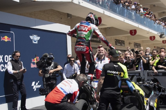 Alex Rins Rebut Podium Pertama Usai Drama Kecelakaan Warnai MotoGP Austin