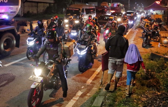 H-3 Lebaran, Pemudik Motor Mulai Serbu Jalur Pantura