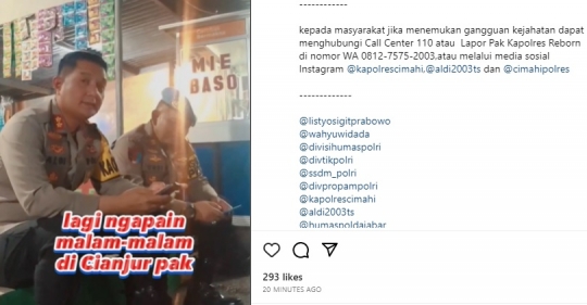 Momen Kapolres Cimahi Minta Doa Tangkap 'Bang Jago' Viral Bikin Pemotor Kejang-Kejang